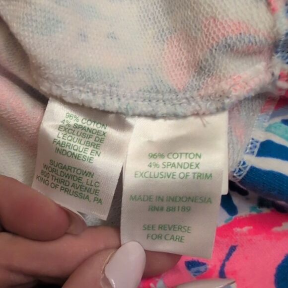 Lilly Pulitzer Harper Shift Dress In Cosmic Coral Cracked Up Lobster Roll XS - Picture 9 of 10